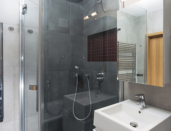 Kleine Wohnung Groß Einrichten Dusche Bad Spiegel